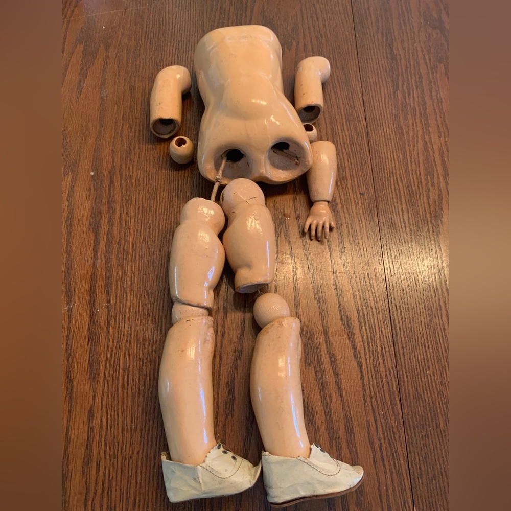 Antique doll parts